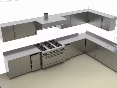 KITCHEN 24 3D model