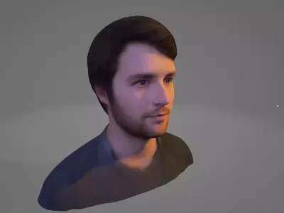 Character No 12  Not Rigged 3D model Low-poly 3D model