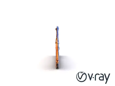 Baroque Ornate Mirror Frame model pack Low-poly 3D model