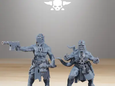 Corrupted Guard Sectarians  3D print model