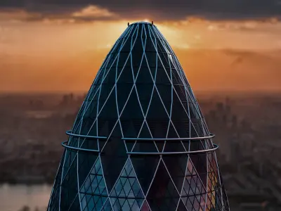 30 St Mary Axe - The Gherkin 3D model
