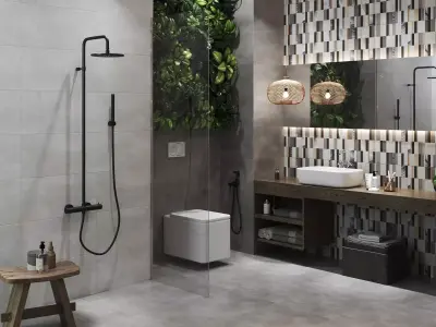 Bathroom scene Interior 3D model