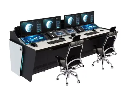 Control Room Desk  3D model