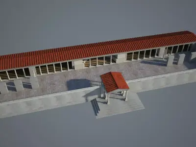Ancient Gymnasium 3D model