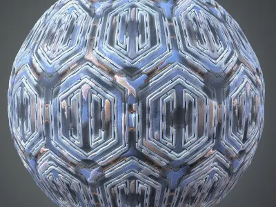 Scifi Vol 92 -  Game PBR Textures Texture