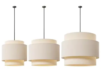 Restoration Hardware Echelon Pendant Light 3D model