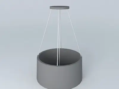 Round pendant lamp 206 - Accord Free 3D model