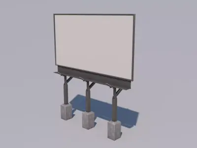 Billboard 3D model