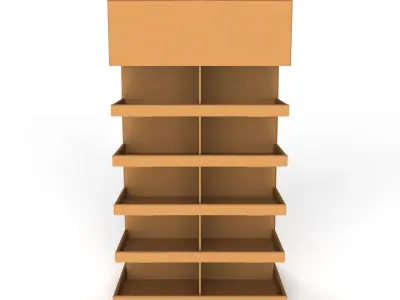 Point of Sale Cardboard Display Stand Texture