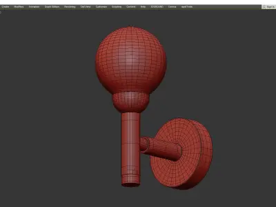 EGLE sconce Low-poly 3D model