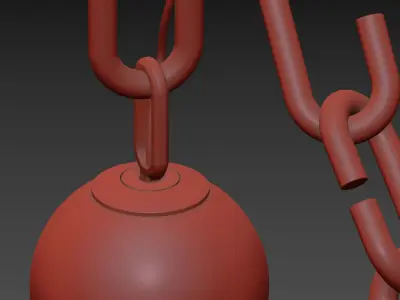 TRUEING - Cerine Swagged Pendant 3D model