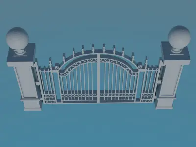 Main Gate 3D print model