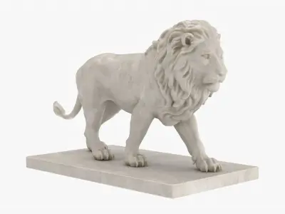  Lion Statue Walking Neutral 