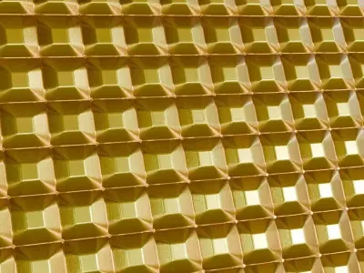 Golden Metal Corrugated PBR Seamless Texture purchase