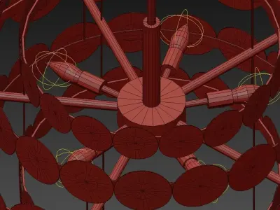 Doria Leuchten hanging lamp 3D model