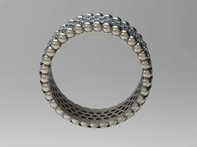 Three way eternal Ring 3D print model