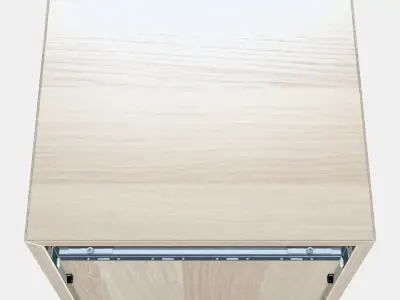 EKET Wall cabinet with glass door 4 Low-poly 3D model