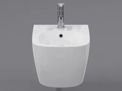 Hanging Bidet 3D model