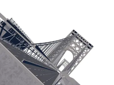 George Washington Bridge 3D model