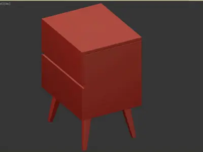 CARA More Bedside table 3D model