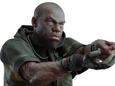 Jackson Briggs - Jax Low-poly 3D model