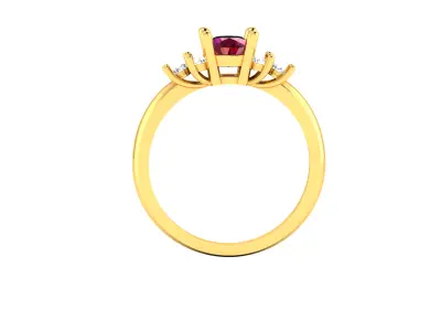 Women Ring  Render 3dm STL OBJ FBX Details 3D print model 190