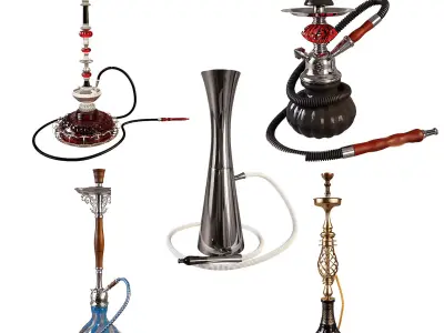 hookah  collection 3D model