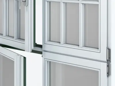 Wood Window 3D model