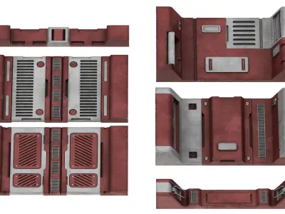 Sci-Fi elements 3 3D model