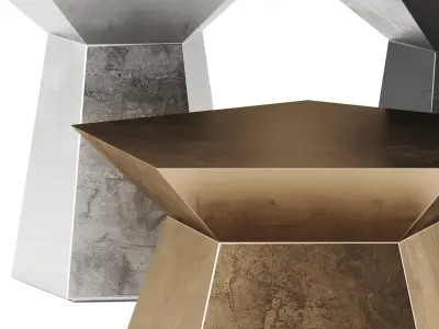 VULCANO Coffee Tables by Casa 3D model