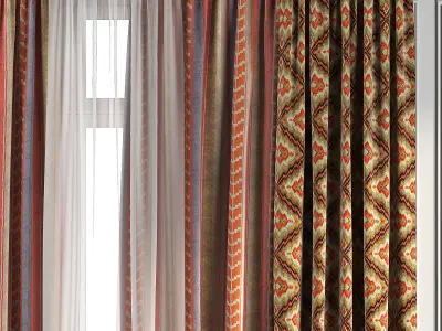 Curtain Set 103 3D model