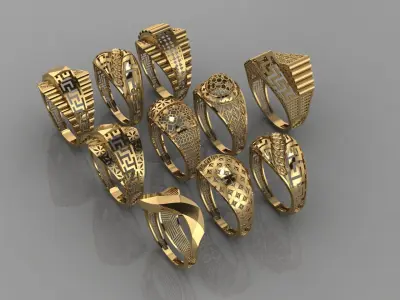  turtorial ring  3D print model