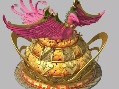 Game Building - the main city - Phoenix 01 3D model