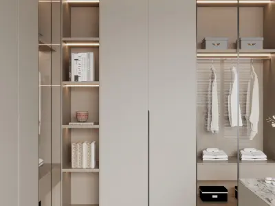 Modern cloakroom 3D model