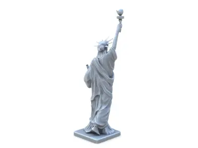  Statue of Liberty Low-poly 3D model