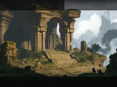 LOST INDIAN RELICS - Kitbash Set 3D model