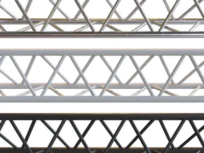 Truss square prefabricated 3D model