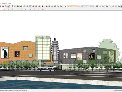 Sketchup Shopping Center G8 3D model
