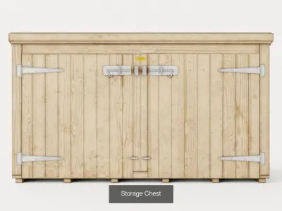 Collection of Garden Shed 3D Models - 10 Models 3D Model Pack