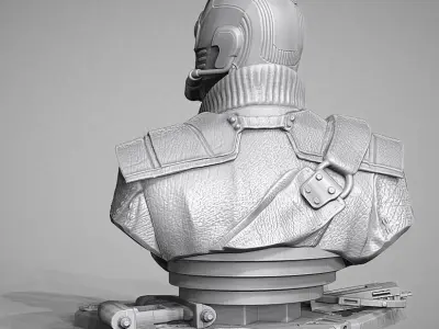 StarLord - Bust 3D print model