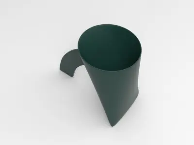 Lapis Vase Low-poly 3D model