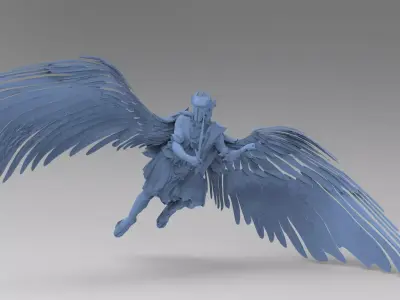 Angel Enforcer Warrior 1 3D model