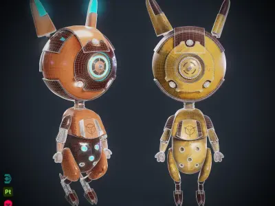 Robo Rabbit 3D model