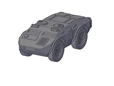 EXPLORATION VEHICLE 3D print model
