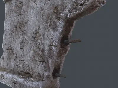 Wall 02 Pbr Low-poly 3D model