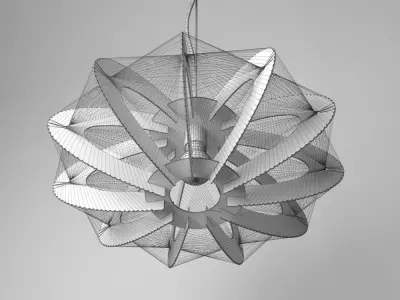 Chandelier Globo lightning 3 3D model