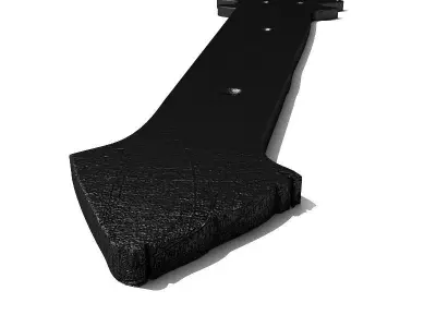 Old Door Hinge 3 3D model