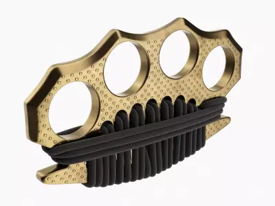 Knuckle with cord 3D model