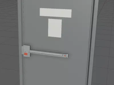 DoorA high-poly model t door 3D model