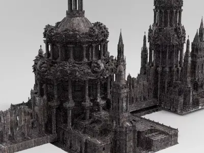 Fantasy London Bridge 2 designs 3D model